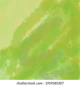 Watercolor vector background illustration. Abstract hand paint square stain backdrop.