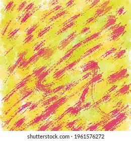 Watercolor vector background illustration. Abstract hand paint square stain backdrop.