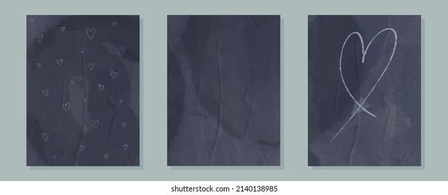 Watercolor vector background, illustration. Texture of watercolor and paper. Heart background. Abstract image for postcards, congratulations, holidays, banners