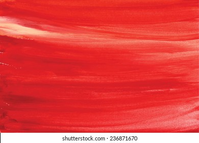 Watercolor Vector Background Red