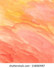 Watercolor vector background "Sunset sky"