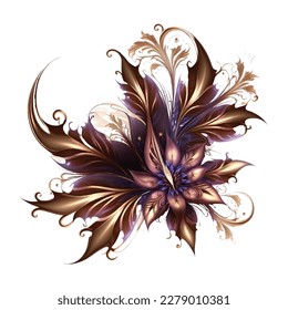 watercolor Vector. Botanical illustration. The composition of pink roses, flowers, colorful leaves, wild and garden herbs. Leaf, bouquets, twigs, elements. Collection of floral arrangements