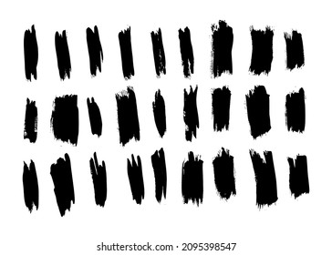 Aquarell-Vektorpinselstroke. Vektorgrafik-Kollektion