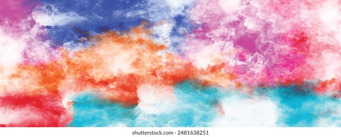 Watercolor vector colorful abstract background. watercolor abstract background, hand drawn. vector texture , abstract watercolor background. watercolor hand painted background
