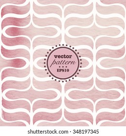  Watercolor vector geometric abstract background 