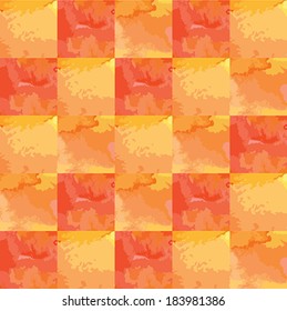 Watercolor vector with geometric shapes