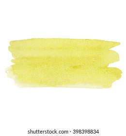 Watercolor vector hand paint texture, abstract isolated on white background, watercolor textured backdrop, drop brush smears

