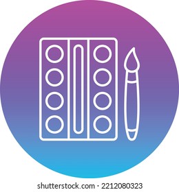 Icono vectorial de color de agua. Se puede usar para imprimir, móviles y aplicaciones web.