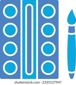 Watercolor vector icon. Can be used for printing, mobile and web applications.
