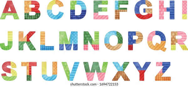 Alphabet Quilt Images Stock Photos Vectors Shutterstock