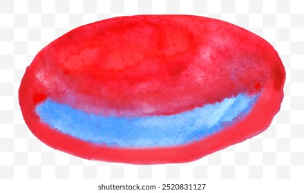 Vetor aquarela vermelho e azul Plano de fundo. Lava Aquarela. Fundo de Aquarela Vermelho.