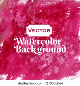 Watercolor vector red salt background