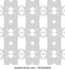 Watercolor vector seamless pattern with dye tie pattern. Aztec allover print.
