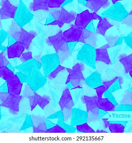 Watercolor vector seamless pattern with hipster print. modern bohemian unique pattern. Allover print with abstract ornament.