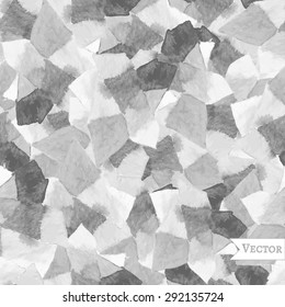 Watercolor vector seamless pattern with hipster print. modern bohemian unique pattern. Allover print with abstract ornament.