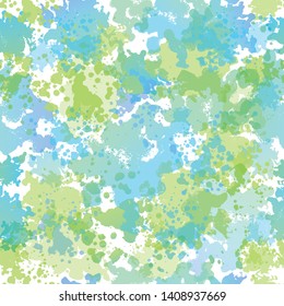 Watercolor vector seamless pattern. Perfect design for fashion, gift wrap, scrapbooking paper. Colorful unique background for any type of artwork. 