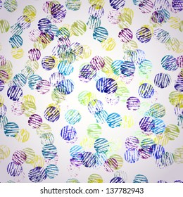 Watercolor vector seamless pattern.Copy square to the side and you'll get seamlessly tiling pattern which gives the resulting image ability to be repeated or tiled without visible seams.