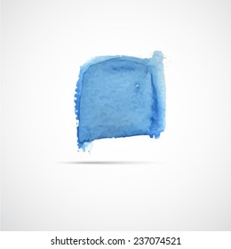 Watercolor vector spot illustration.
