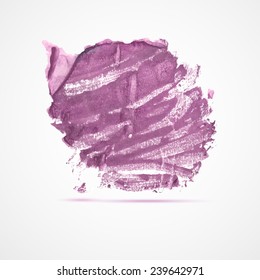 Watercolor vector spot illustration.