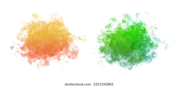 watercolor vector stains; background for texts