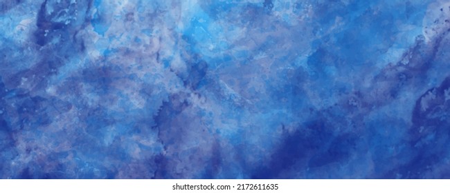 Watercolor vector template for art background for cards, flyer, poster, banner and cover design. Hand drawn illustration for your design. Place for text. Watercolour texture. Blue, pink, purple.	