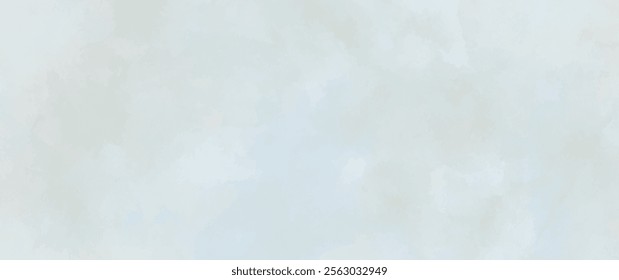 Watercolor vector texture background. Hand drawn grey blue abstract vector illustration for background. Template for design. Vintage grunge surface. Empty blank. Blue sky and clouds.