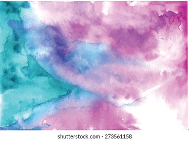 Watercolor vector trace background