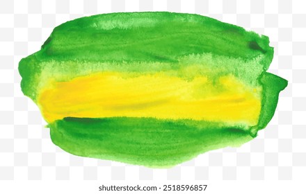 Watercolor vector yellow green Background. Watercolor Wash. Ombre Watercolor Background.