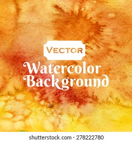 Watercolor vector yellow salt background