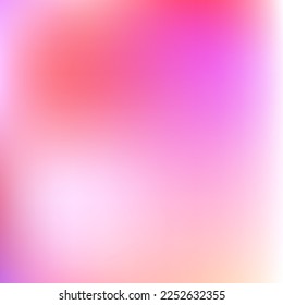 Watercolor Vibrant Violet Pastel Color Gradient Backdrop. Trendy Dark Neon Pink Bright Blurry Background. Yellow Spotlight Light Red Flow Gradient Mesh. Liquid White Purple Orange Design Picture.