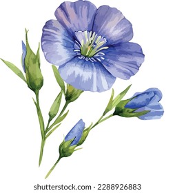 Watercolor vintage floral bouquet, watercolor floral canvas
