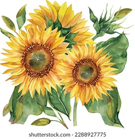 Watercolor vintage floral bouquet, watercolor floral canvas

