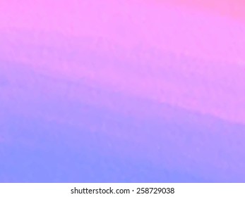 Watercolor violet and pink brush strokes abstract background. Striped vector hand painted illustration, eps10. Design art card for scrapbook, poster, banner, decor, wallpaper, print, template.