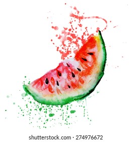 Watercolor   Watermelon