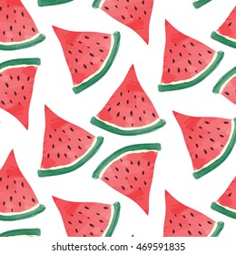 watercolor  watermelon background, vector format