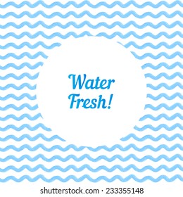 Watercolor wave background