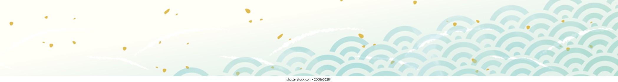 Aquarellmuster - japanischer Hintergrund