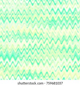 Watercolor Wavy Stripes. Hand Drawn Fashion Print Design. Cover, Fabric, Packaging Background. Holiday, Summer Striped Seamless Pattern.