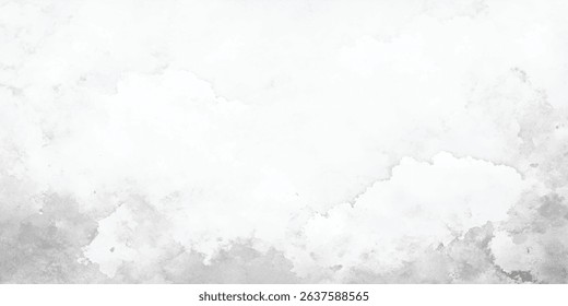 watercolor white and gray texture background. Concrete wall white color for background. Old grunge textures with scratches and cracks. Cement wall modern style background and texture.