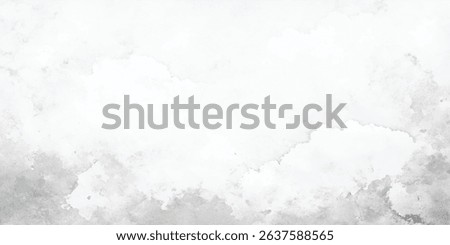 watercolor white and gray texture background. Concrete wall white color for background. Old grunge textures with scratches and cracks. Cement wall modern style background and texture.