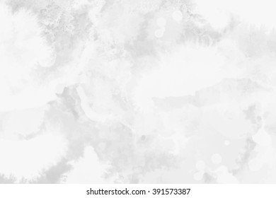 Watercolor white and light gray texture, background. Vector Illustration