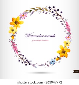 Circle Flower Frame Images Stock Photos Vectors Shutterstock