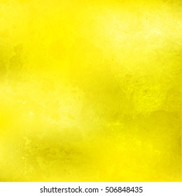 Watercolor yellow handmade painted background. Abstract fantasy background for your design.