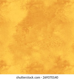 Watercolor Yellow Sand Rough Background Texture Closeup. Top View