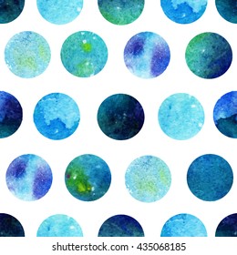 watercolor,colored spots vector,handmade,circle, abstract background,seamless pattern