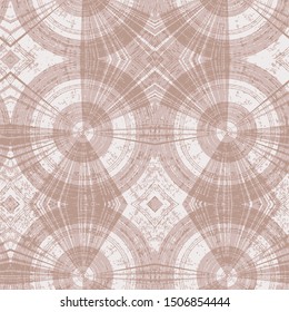 Watercolor-Dyed Effect Brushed Textured Dots Graphic Motif. Seamless Pattern.