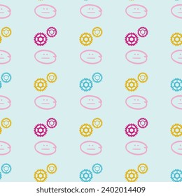 Watercolor-Dyed Effect Brushed Textured Dots Graphic Motif.  Pattern for fashion and wallpaper. Vector illustration.