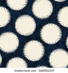 Watercolor-Dyed Effect Textured Sprayed Dots Pattern
