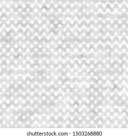 Watercolor-Dyed Effect Zigzag Textured Background. Seamless Pattern. 