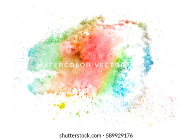 Watercolor/paint splash vector